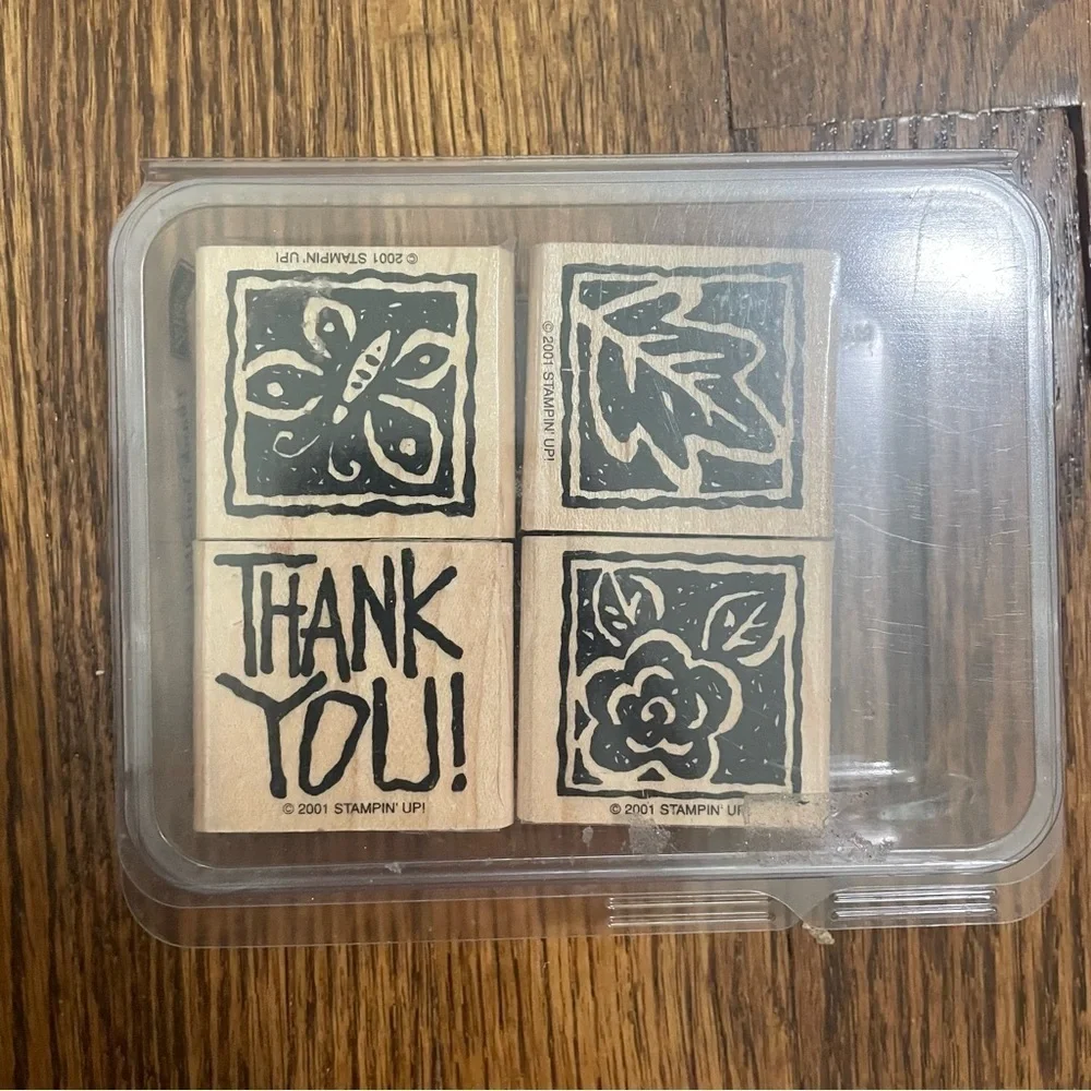 Stampin Up! Wooden Stamps Scrapbooking Lot of 17 Birthday Mother's Day Baby